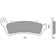 NEWFREN brake pads (SCOOTER ELITE SINTERED compound) (2pcs) M502-528 - Motorbike Brake Pads