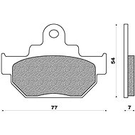NEWFREN brake pads (ROAD TOURING ORGANIC compound) (2pcs) M502-564 - Motorbike Brake Pads