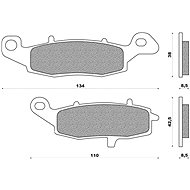 NEWFREN brake pads (ROAD TT PRO SINTERED compound) (2pcs) M502-642 - Motorbike Brake Pads
