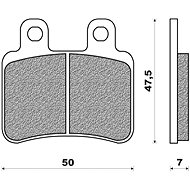 NEWFREN brake pads (OFF ROAD DIRT ORGANIC compound) (2pcs) M502-696 - Motorbike Brake Pads