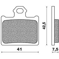 NEWFREN brake pads (OFF ROAD DIRT SINTERED compound) (2pcs) M502-779 - Motorbike Brake Pads