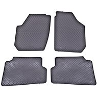 ACI ŠKODA FABIA 07-10 black DESIGN rubber mats (set of 4) - Car Mats