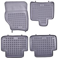 Rezaw-Plast rubber mats grey with higher edge of Audi Q7, 06- set of 4 - Car Mats