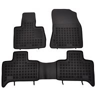Rezaw-Plast gumové koberečky černé s vyšším okrajem BMW X5, 00-03 sada 3 ks - Car Mats