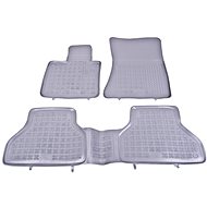 Rezaw-Plast rubber mats grey with higher edge BMW X5, 07- set of 3 pcs - Car Mats