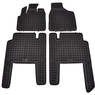 Rezaw-Plast rubber mats black with higher edge Chrysler Voyager 07- 5 seats, set of 4 - Car Mats