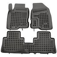 Rezaw-Plast rubber mats black with higher edge Chevrolet Captiva 06- set of 3 - Car Mats