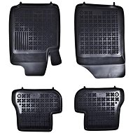 Rezaw-Plast rubber mats black with higher edge Citroen C2, 03-09 for vehicles without fire extinguis - Car Mats