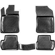 Rezaw-Plast rubber mats black with higher edge Citroen C3, 09- set of 4 - Car Mats