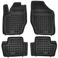 Rezaw-Plast rubber mats black with higher edge Citroen DS4, 11- set of 4 - Car Mats