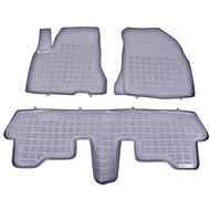 Rezaw-Plast rubber mats grey with higher edge Citroen C4 Picasso 07- set of 3 - Car Mats