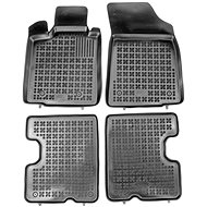Rezaw-Plast rubber mats black with higher edge Combi Dacia Logan 08- set of 4 pcs - Car Mats