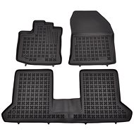 Rezaw-Plast rubber mats black with higher edge Dacia Dokker 13- 5 seats, set of 3 - Car Mats