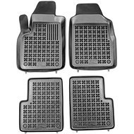Rezaw-Plast rubber mats black with higher edge Fiat 500, 07- set of 4 - Car Mats