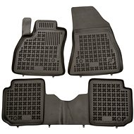 Rezaw-Plast rubber mats black with higher edge Fiat 500L 12- set of 3 pcs - Car Mats