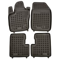 Rezaw-Plast rubber mats black with higher edge Fiat 500X 9/14- set of 4 - Car Mats