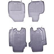 Rezaw-Plast rubber mats grey with higher edge Honda Jazz 08- set of 4 pcs - Car Mats