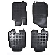 Rezaw-Plast rubber mats black with higher edge Honda FR-V 04-09 set of 4 pcs - Car Mats