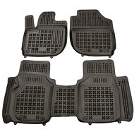 Rezaw-Plast rubber mats black with higher edge Honda Jazz 15- set of 3 pcs - Car Mats