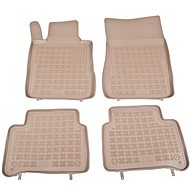Rezaw-Plast rubber mats beige with higher edge Mercedes-Benz W210"E" 99-02 set of 4 - Car Mats