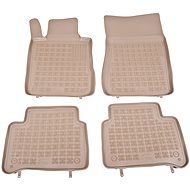 Rezaw-Plast rubber mats beige with higher edge Mercedes-Benz W211"E" 02-06 set of 4 - Car Mats