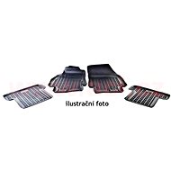 ACI MITSUBISHI Pajero 00-07 rubber mats black with higher edge (3/5pc. - set of 3) - Car Mats