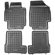 Rezaw-Plast rubber mats black with higher edge Nissan Micra 03-05 set of 4 pcs - Car Mats
