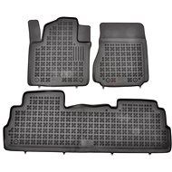 Rezaw-Plast rubber mats black with higher edge Nissan NV200, 09- set of 4 - Car Mats
