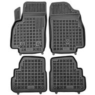 Rezaw-Plast rubber mats black with higher edge Opel Karl 06/15- set of 4 - Car Mats