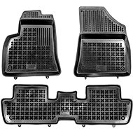 Rezaw-Plast rubber mats black with higher edge Peugeot 3008, 09- set of 3 pcs - Car Mats