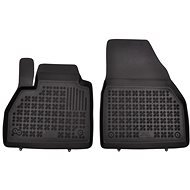 ACI RENAULT Kangoo 08- gumové koberčeky čierne s vyšším okrajom (súprava 2 ks, 2 sedadlá) - Autokoberce