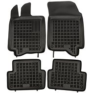 Rezaw-Plast rubber mats black with higher edge Renault Laguna 01-05 set of 4 - Car Mats