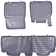Rezaw-Plast rubber mats grey with higher edge Renault Espace 02-06 set of 3 pcs - Car Mats