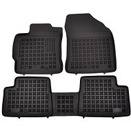 Rezaw-Plast rubber mats black with higher edge Toyota Auris 13- set of 3 pcs - Car Mats