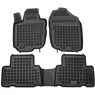 Rezaw-Plast rubber mats black with higher edge Toyota RAV4, 05- set of 3 pcs - Car Mats