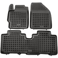 Rezaw-Plast rubber mats black with higher edge Toyota Verso 09-13 VERSO S, set of 3 - Car Mats