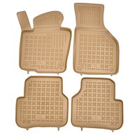 Rezaw-Plast rubber mats beige with higher edge VW Passat 10- set of 4 pcs - Car Mats