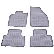 Rezaw-Plast rubber mats grey with higher edge Volvo S40/V50, 04-07 S40, set of 4 - Car Mats