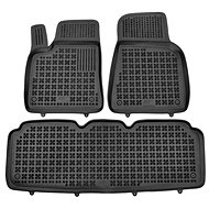 Rezaw-Plast rubber mats black with higher edge Tesla S 13- set of 3 - Car Mats