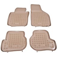 Rezaw-Plast rubber mats beige with higher edge Skoda Octavia 08- set of 4 - Car Mats