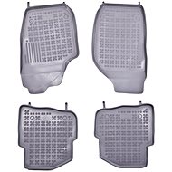Rezaw-Plast rubber mats grey with higher edge Skoda Fabia 99-04 set of 4 - Car Mats