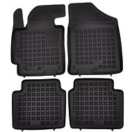 Rezaw-Plast rubber mats black with higher edge Hyundai Elantra 11- set of 4 pcs - Car Mats