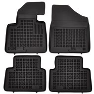 Rezaw-Plast rubber mats black with higher edge Hyundai Santa Fe 12- set of 4 pcs - Car Mats