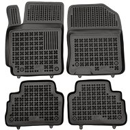 Rezaw-Plast rubber mats black with higher edge Hyundai Kona 17- set of 4 pcs - Car Mats