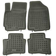Rezaw-Plast rubber mats black with higher edge Kia Rio 11- set of 4 - Car Mats