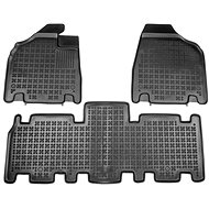 Rezaw-Plast rubber mats black with higher edge Kia Carnival 06-14 5 seats, set of 3 - Car Mats