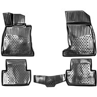 ACI KIA Stinger 17- rubber mats, raised edge and larger cover, black (set of 4) - Car Mats