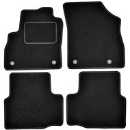 ACI OPEL Astra 8/15- textile mats black (for round clips, set of 4) - Car Mats