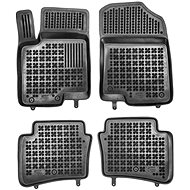 Rezaw-Plast rubber mats black with higher edge Hyundai i20, 20- - Car Mats