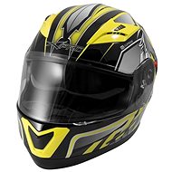 A-Pro ALLIANCE YE yellow fluo integral helmet S - Motorbike Helmet